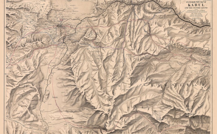 Mappy Monday- Stanford’s New Map of Kabul (1880)