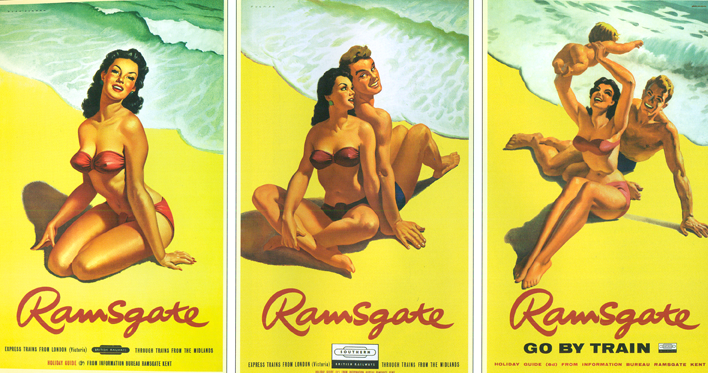 Vintage railway posters