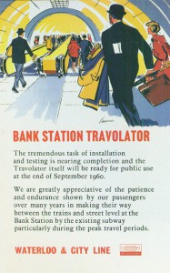Bank Station Travolator: BR/LT 1960