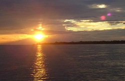 Amazon sunset