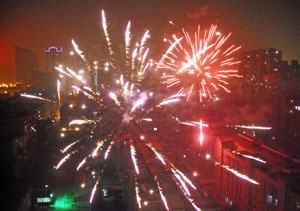Chinese New Year fireworks