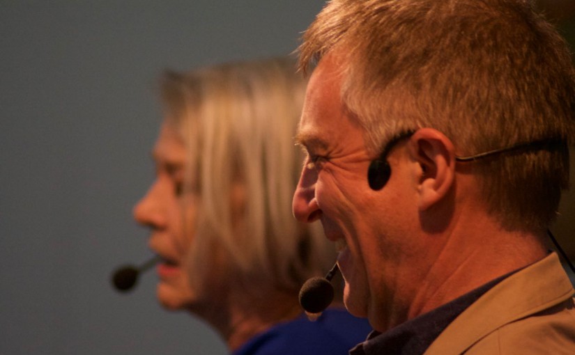 Kate Adie and John McCarthy