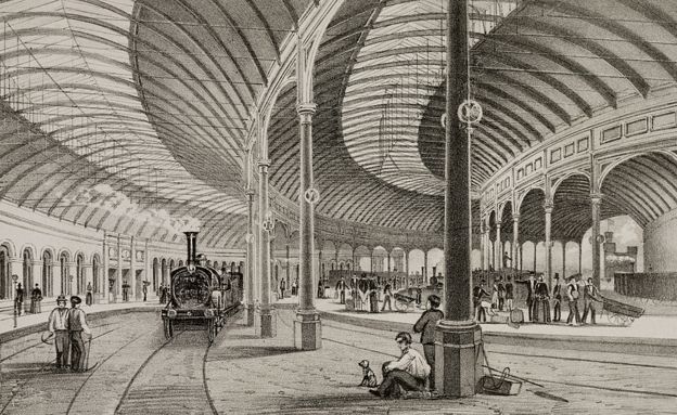 Interior of Newacastle Central Station