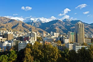 Iran mountain town