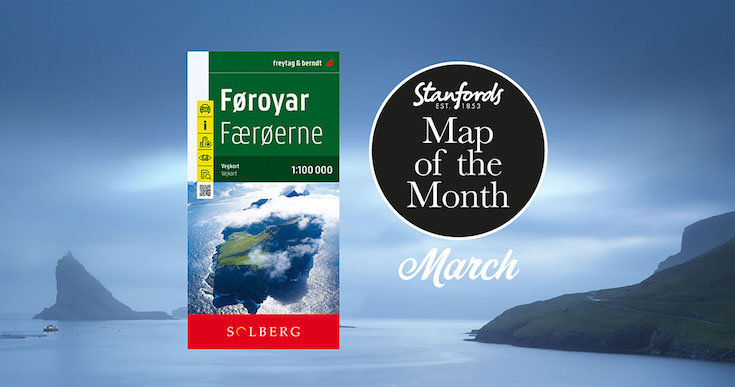 Map of the Month: Faroe Islands Solberg-F&B Road Map