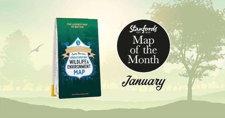 Map of the Month: ST&G’s Great British Wildlife & Environment Map