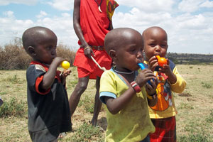 Masai children