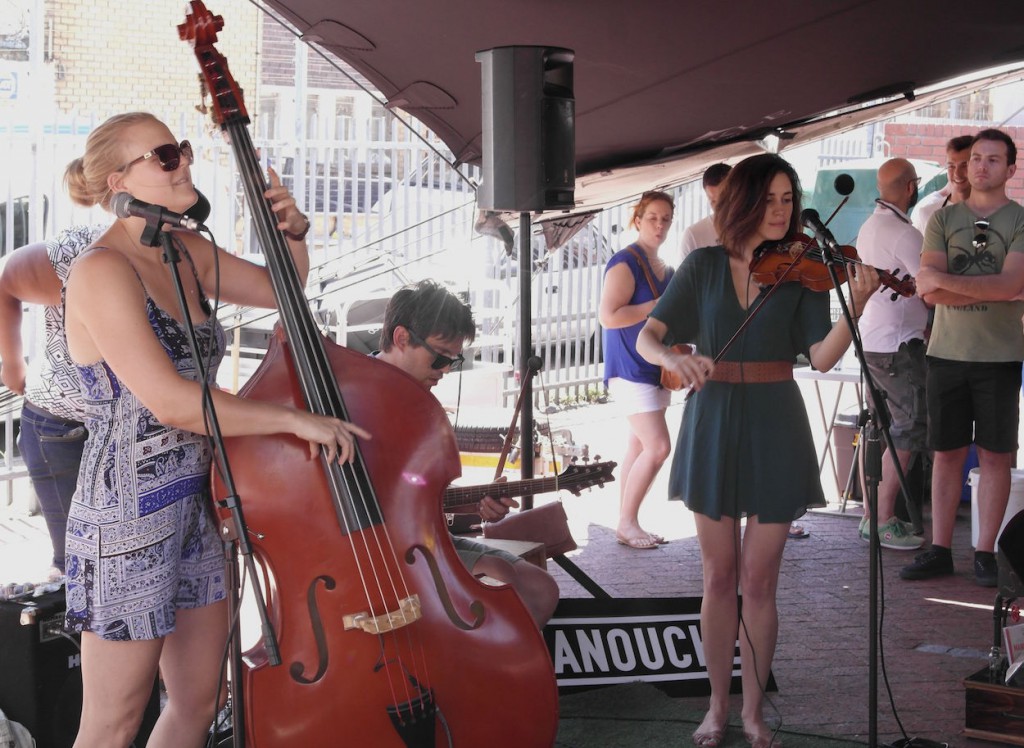 Saturday music at the Old Biscuit Factory