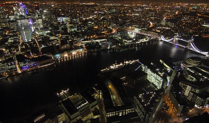 Shard: View towards HMS Belfast