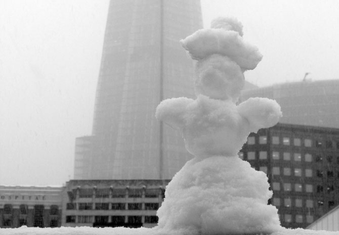 Shard snowman