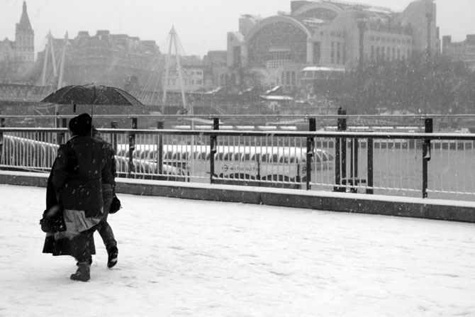 South Bank snow