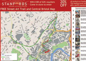 Stanfords Art Trail Map