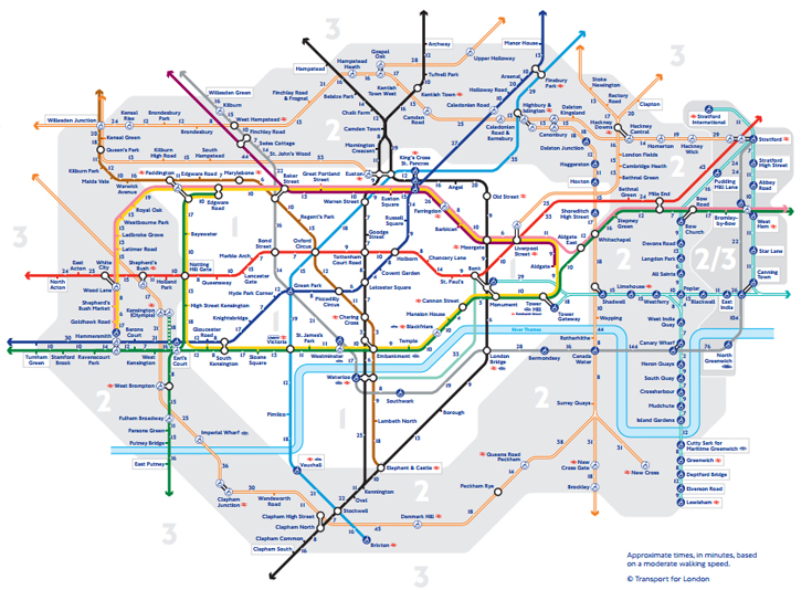 TFL Walking Map