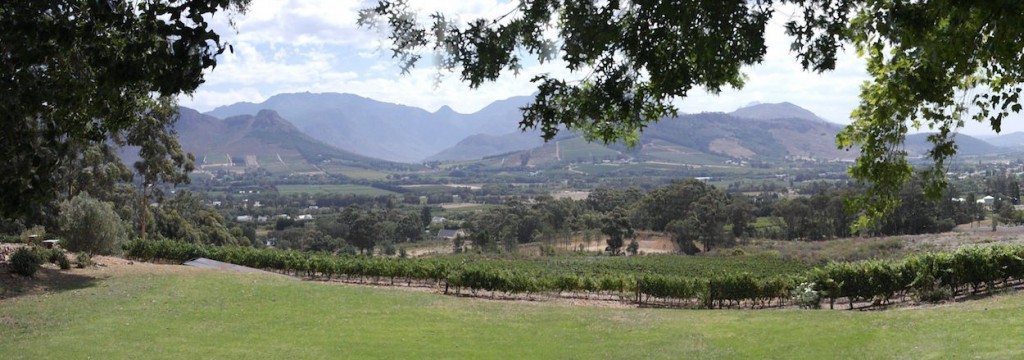 View across the Franshoek valley