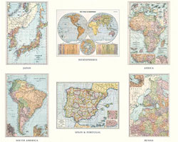 Cavallini Vintage Maps Calendar