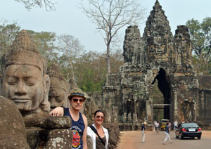 Matt and Sharon Ward in Cambodia
