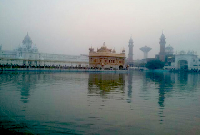 Golden Temple at dawn, Amritsar
