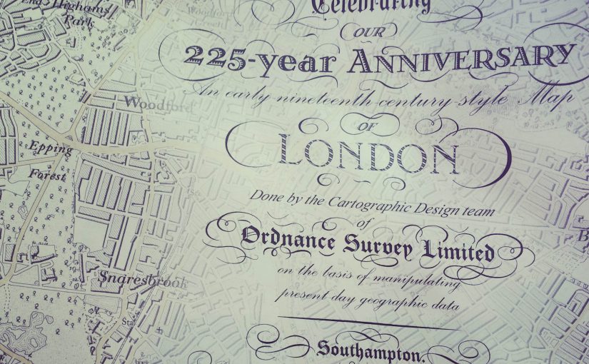 Mappy Monday- Ordnance Survey Map of London (225th anniversary special)