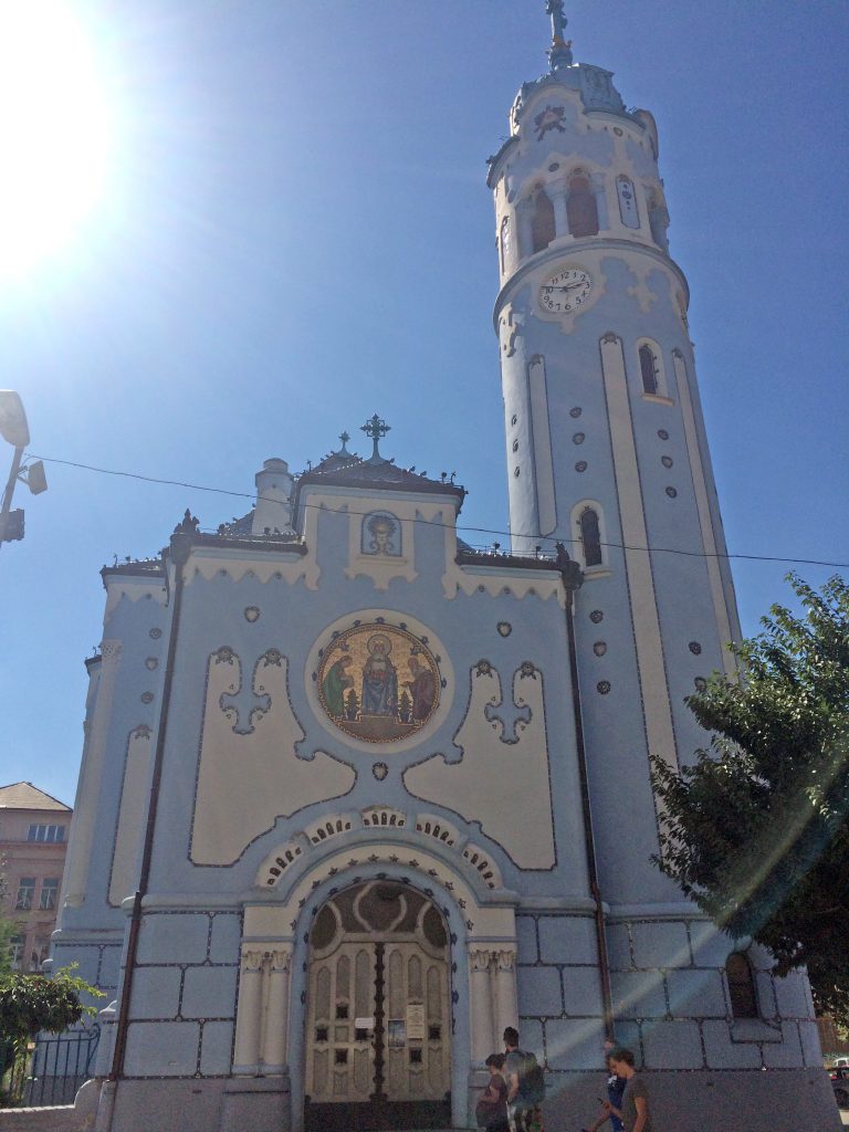 The Blue Church, Bratislava (image: Jude Brosnan)