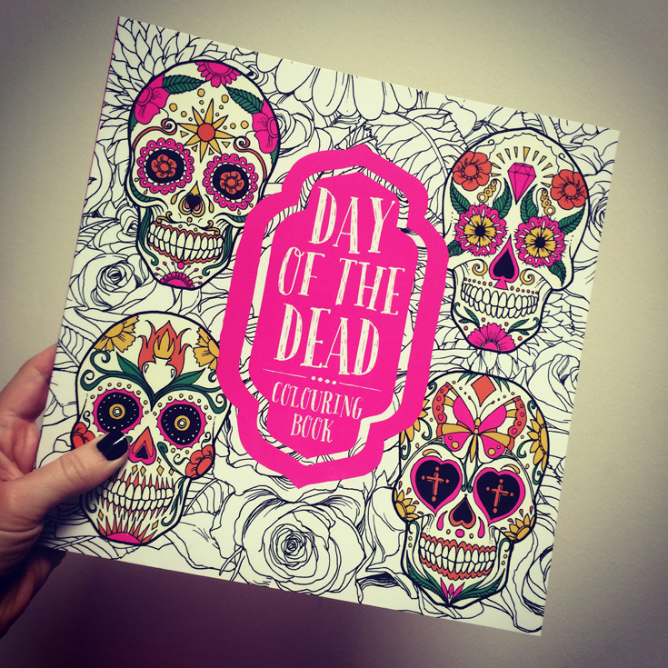 Day of the Dead colouring book