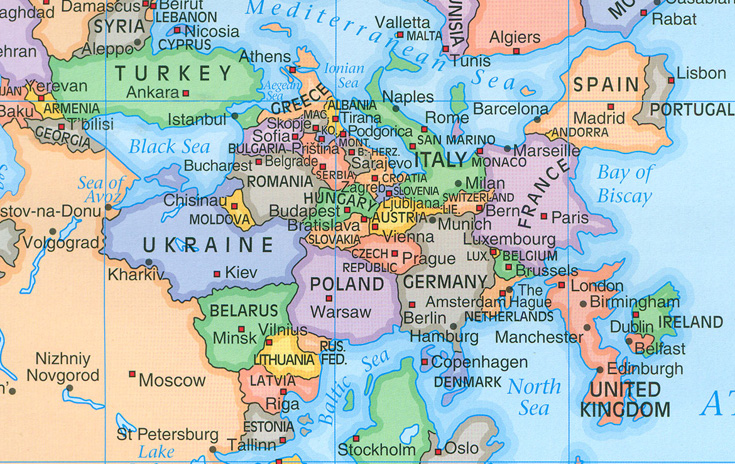 Mappy Monday- Upside Down World Map