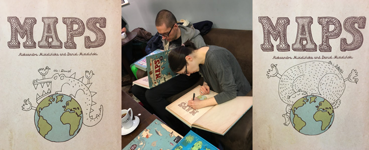 Uniquely signed Maps books by the Mizielinskis