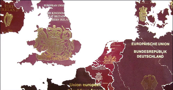 Mappy Monday – Europe Passport Covers Map