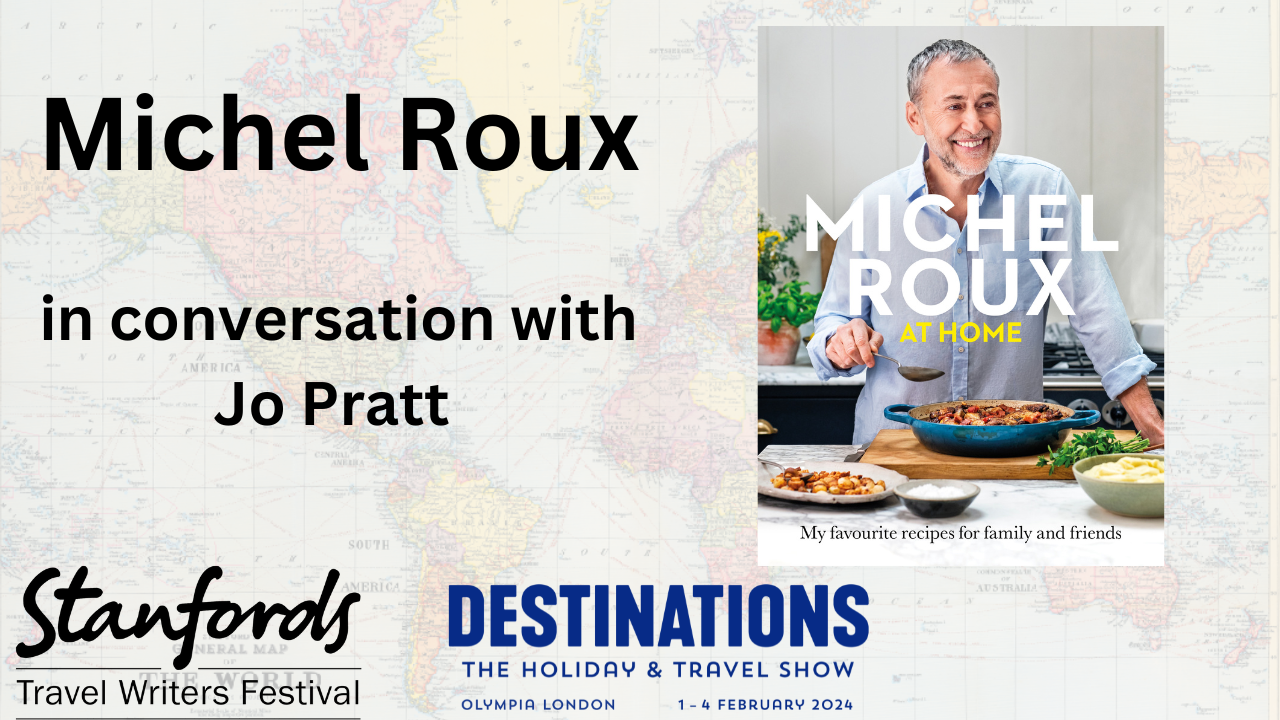 Michel Roux in Conversation: Stanfords Travel Writers Festival 2024