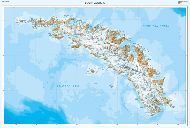 NEW MAP: South Georgia and the Shackleton Crossing