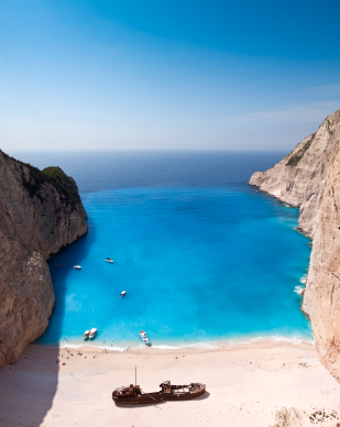 Zante Smugglers Cove beach